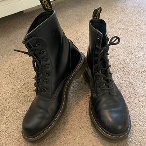 Black Dr. Marten Boots